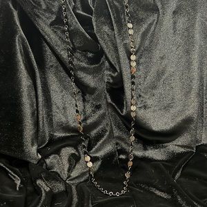 Express gunmetal necklace